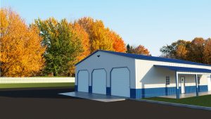 Carport - Commercial- Choose the general shape and size of your storage building, barn, or carport, based on your unique needs.